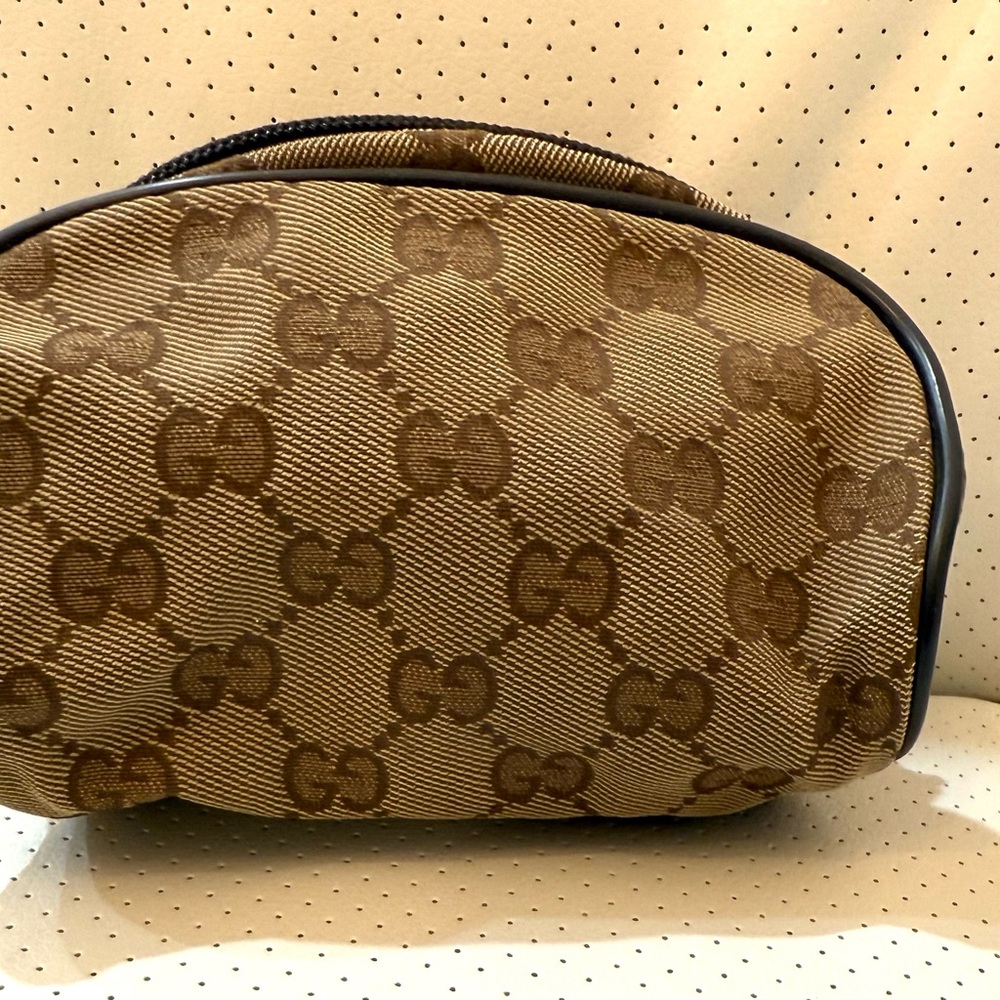 Gucci Beige and Brown Monogram Bag